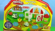 PLAY DOH Barnyard Farm Animals Toy Review HobbyKidsTV