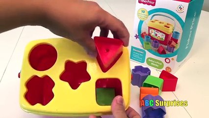 Learning Compilation Video for Kids to Learn SHAPES with Mr Potato Head Egg Surprise Toys