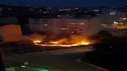 Anız yakan şahsılar faciaya davetiye çıkardı