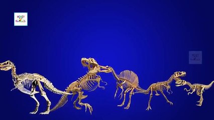 Finger Family Crazy Dinosaur Family Nursery Rhyme | Funny Dinosaur Finger Family 3D Cartoo