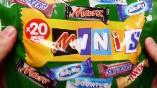 20 Minis Mars, Snickers, Twix, Bounty & Milky Way Sweets from Germany