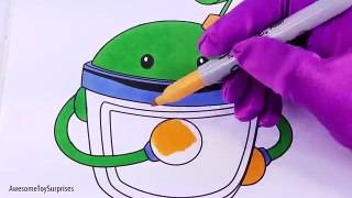 Bot Coloring Page! Fun Team Umizoomi Speed Coloring Activity for Kids Toddlers Children