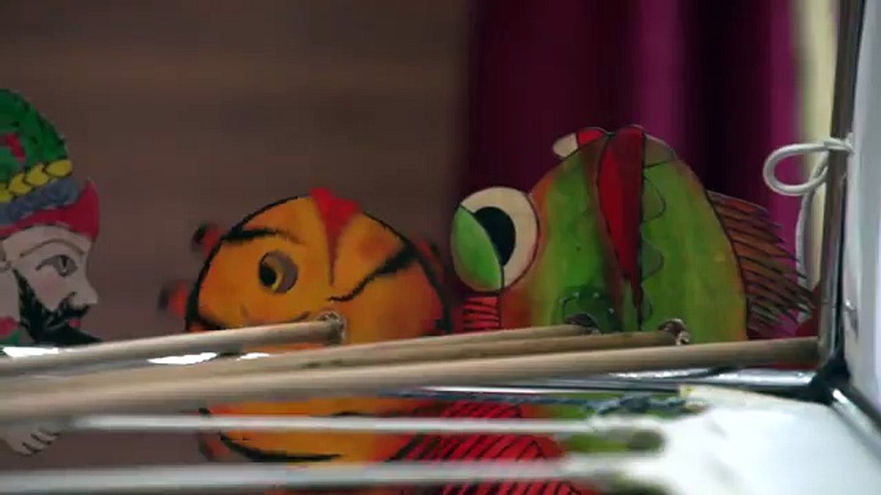 Cengiz Özek Shadow Theatre Garbage Monster /// Çöp Canavarı Karagöz