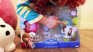Walt Disney Company Frozen GIANT KINDER EGG SURPRISE TOYS OPENING Frozen Toys