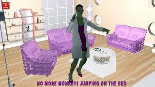 5 Little BIG BOSS ZOMBIES Jumping On The Bed | BEAT BOX | Nursery Rhymes In 3D Animation