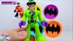 Learn Colors Batman Play Doh Imaginext Toys DC Super Friends Surprise Egg and Toy Collecto