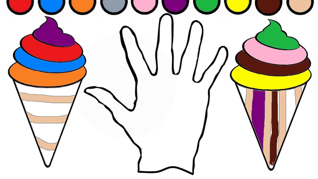 Ice Cream and Hand