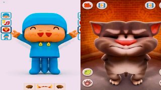 Pocoyo Boy, Pato Duck and Tom Cat Eat and Dancing For Kids HD