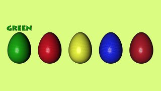 Surprise Egg Learn a Word! Learn a Letter! Teach a Colors — Lesson 8!