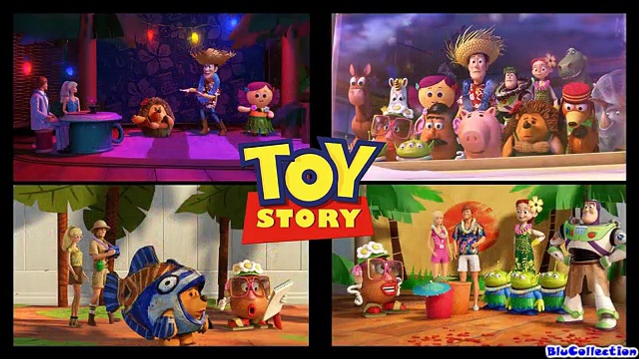 Sheriff Woody Hawaiian Vacation Action Figure from Toy Story Toons Disney Pixar Blucollect