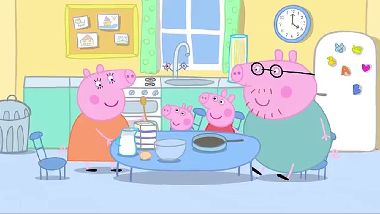 Свинка Пеппа - S01 E29-30 (Блины / Без родителей) - Мультики