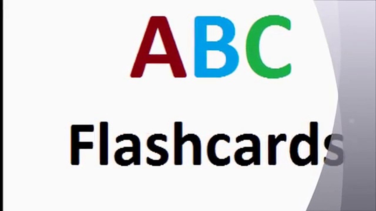 ABC Flashcards Alphabet Letters / Learning Videos