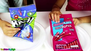 SWEET vs SOUR CANDY CHALLENGE Which one is the Sourest Candy?