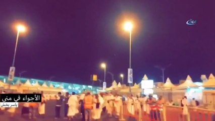 Mekke’de şiddetli fırtına ve yağmur korkuttu