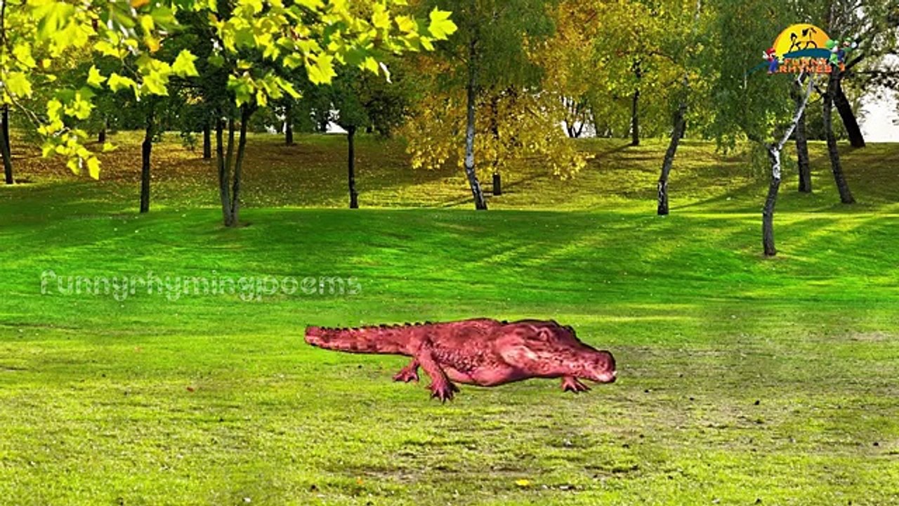 Crocodile Finger Family Nursery english 3d rhymes | Children Animated finger family song