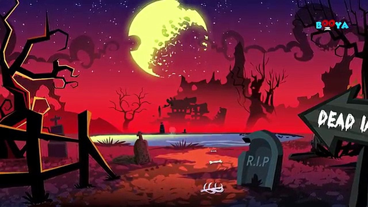 Five naughty ghosts | Scary nursery rhymes for children