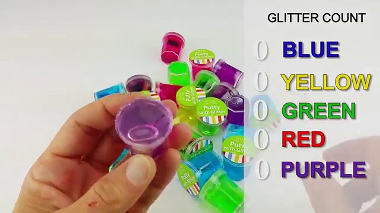 Learn Colours With Ooze & Glitter Putty! Learning Colors Fun Contest!