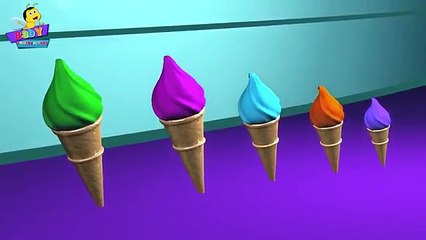 Cone Ice Cream Finger family Songs 3D | Finger Family Songs For Children | Finger Family