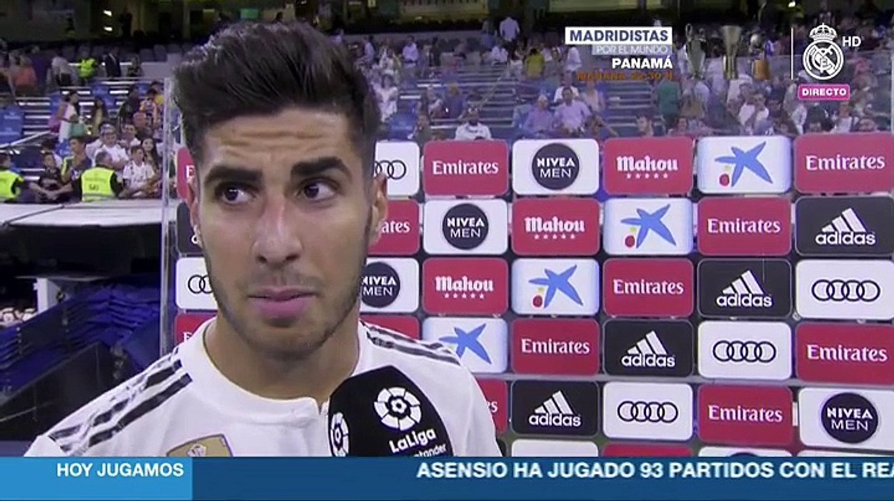 Asensio: "Cristiano ya se ha ido, tenemos un gran equipo"