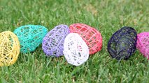 DIY | Yarn Easter Eggs (Cute and Easy!!)