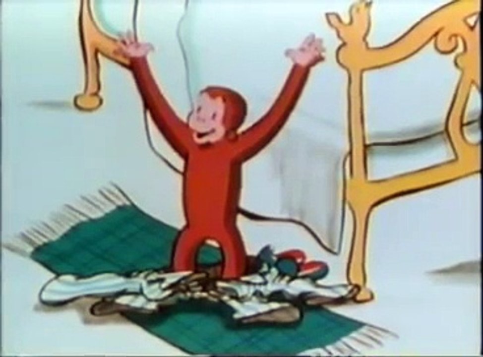 Curious George Makes a Pizza (Old Cartoon 1980s)