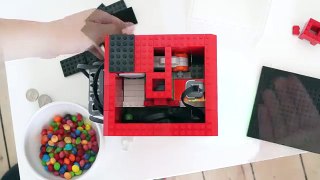 Lego Hand Detecting Skittles Machine