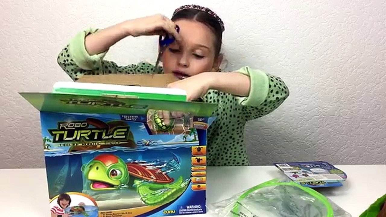 ИНТЕРАКТИВНЫЕ РОБО ЧЕРЕПАШКИ TMNT ROBO TURTLE от ZURU С БАССЕЙНОМ ДЛЯ ДЕТЕЙ. TURTLES IN TH
