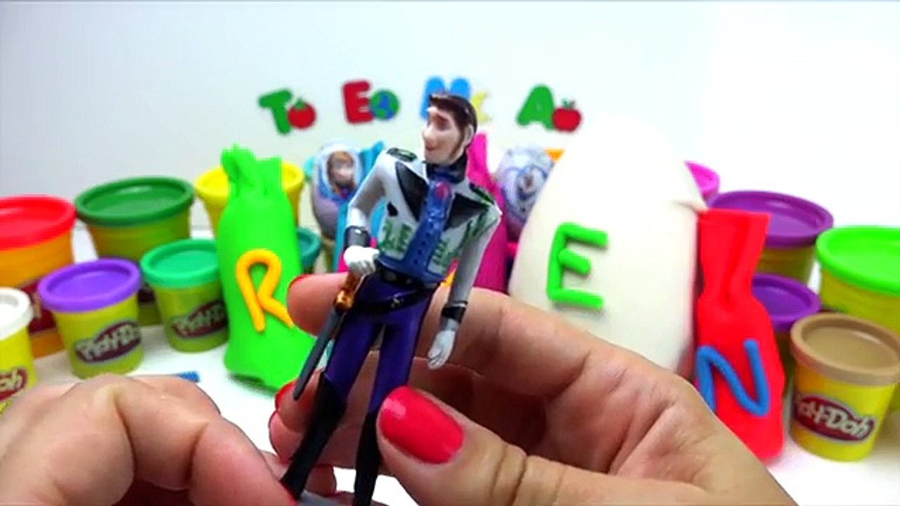 Play Doh Frozen Surprise eggs Плей до Холодное сердце киндер сюрпризы Анна Эльза