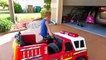 Thomas Ride on POWER WHEEL Fire TRUCK wheel fixing VIDEO for kids