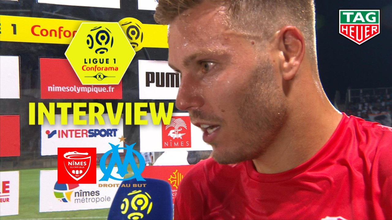 Interview de fin de match : Nîmes Olympique - Olympique de Marseille (3-1)  - Résumé - (NIMES-OM) / 2018-19