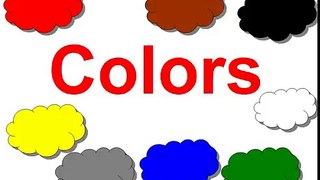 Inglés para los niños. Colores