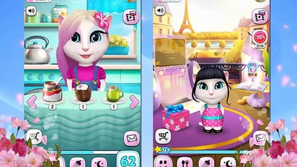 Моя #ГоворящаяАнжела МЛАДШАЯ СЕСТРА #МояАнжела TALKING ANGELA Анжела и Том игровой мультик