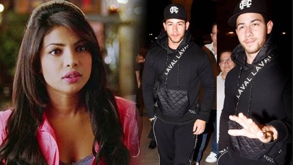 Priyanka Chopra's fiance Nick Jonas leaves India, spotted at Mumbai Airport; Watch Video। FilmiBeat