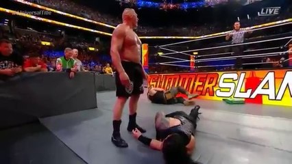 WWE SummerSlam 2018 - Brock Lesnar Vs Roman Reigns