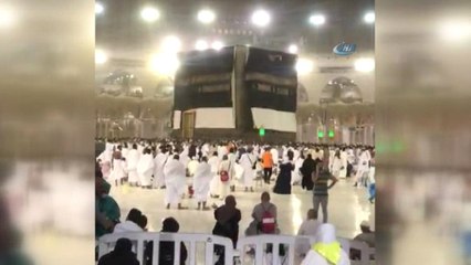 Mekke'de Şiddetli Fırtına ve Yağmur Korkuttu