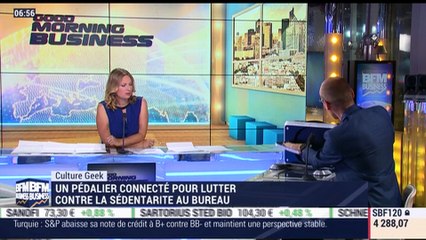 Anthony Morel: Un pédalier connecté pour lutter contre la sédentarité au bureau - 20/08