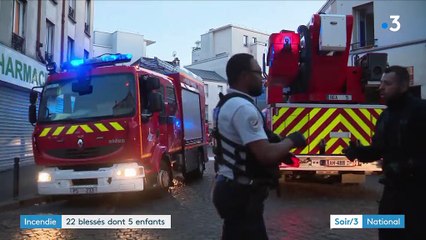 Seine-Saint-Denis : 22 blessés dans un incendie à Aubervilliers