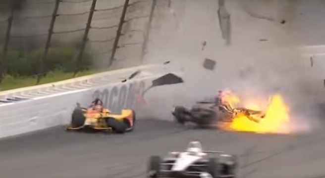 VIDEO - INDYCAR, L'INCIDENTE DI WICKENS A POCONO 2018