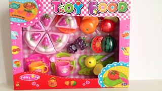 Toy Cutting Strawberry Cake Playset Strawberry cake and velcro fruit kitchen toy