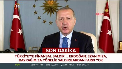 Cumhurbaşkanı Erdoğan'dan bayram mesajı