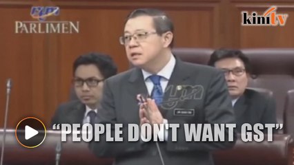 Guan Eng: Malaysians have rejected GST