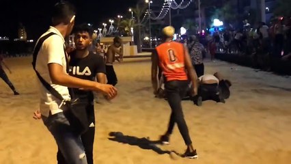 Des racailles salissent l'image de la France à l'étranger (Espagne)