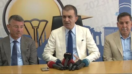 AK Parti Sözcüsü Ömer Çelik'ten ABD Büyükelçiliği'ne Yapılan Saldırıya İlişkin Açıklama