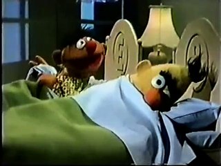 Sesame Street Ernie thinks of shapes in the middle of the night