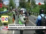 Persiapan Jalur Mudik di Banyuwangi