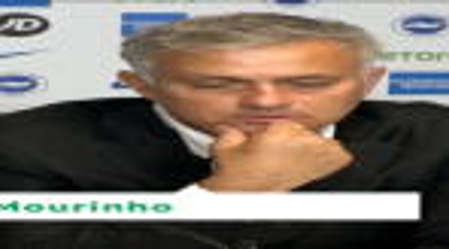 كرة قدم: الدوري الإنكليزي: أرفض تحليل خسارة يونايتد أمام برايتون - مورينيو