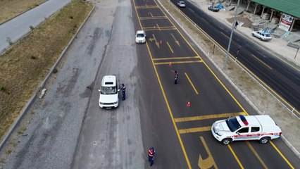 Jandarmadan Drone'lu, şekerli denetim