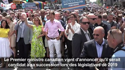 Justin Trudeau rejoint la "marche des Fiertés" de Montréal