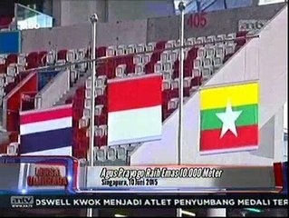 Agus Prayogo Persembahkan Emas Nomor Lari 10 Ribu Meter