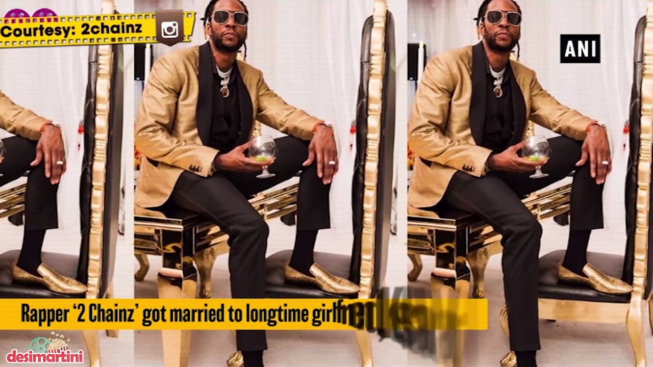 Hollywood rapper 2 Chainz marries longtime girlfriend